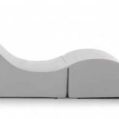 Talamo Italia Poufs Chaise Longue En éco-cuir Blanc 9 Talamo Italia Poufs Chaise Longue En éco-cuir Blanc -Fauteuils, poufs et repose-pieds Soldes chaise longue en eco cuir blanc 3