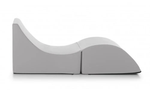 Talamo Italia Poufs Chaise Longue En éco-cuir Blanc 4 Talamo Italia Poufs Chaise Longue En éco-cuir Blanc – Image 4