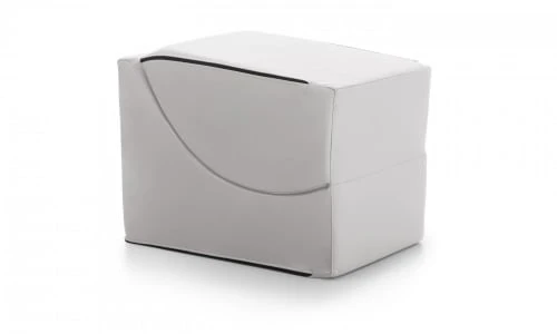 Talamo Italia Poufs Chaise Longue En éco-cuir Blanc 6 Talamo Italia Poufs Chaise Longue En éco-cuir Blanc – Image 6