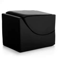 Talamo Italia Poufs Chaise Longue En éco-cuir Noir 10 Talamo Italia Poufs Chaise Longue En éco-cuir Noir -Fauteuils, poufs et repose-pieds Soldes chaise longue en eco cuir noir 4
