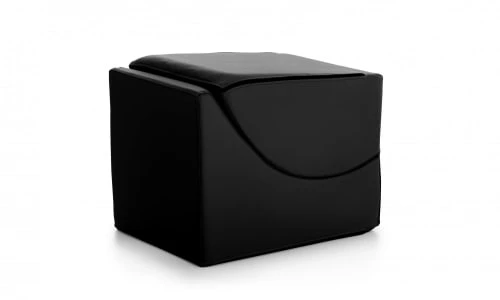 Talamo Italia Poufs Chaise Longue En éco-cuir Noir 5 Talamo Italia Poufs Chaise Longue En éco-cuir Noir – Image 5