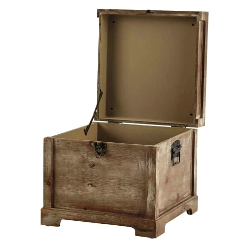 Maisons Du Monde Coffres Et Malles Coffre Banc En Sapin 2 Maisons Du Monde Coffres Et Malles Coffre Banc En Sapin – Image 2