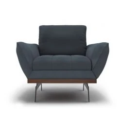 CXL By Christian Lacroix Fauteuils Fauteuil 1 Place En Tissu Structuré Bleu -Fauteuils, poufs et repose-pieds Soldes fauteuil 1 place en tissu structure bleu 7