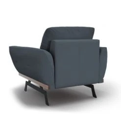 CXL By Christian Lacroix Fauteuils Fauteuil 1 Place En Tissu Structuré Bleu -Fauteuils, poufs et repose-pieds Soldes fauteuil 1 place en tissu structure bleu 8