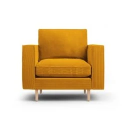 CXL By Christian Lacroix Fauteuils Fauteuil 1 Place En Tissu Structuré Jaune -Fauteuils, poufs et repose-pieds Soldes fauteuil 1 place en tissu structure jaune 3