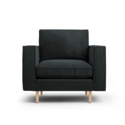 CXL By Christian Lacroix Fauteuils Fauteuil 1 Place En Tissu Structuré Noir -Fauteuils, poufs et repose-pieds Soldes fauteuil 1 place en tissu structure noir 3