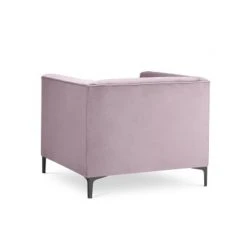 Micadoni Home Fauteuils Fauteuil 1 Place En Velours Lavande -Fauteuils, poufs et repose-pieds Soldes fauteuil 1 place en velours lavande 2