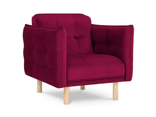 Micadoni Home Fauteuils Fauteuil 1 Place En Velours Rouge 1 Micadoni Home Fauteuils Fauteuil 1 Place En Velours Rouge