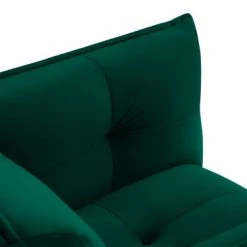 Micadoni Home Fauteuils Fauteuil 1 Place En Velours Vert Bouteille -Fauteuils, poufs et repose-pieds Soldes fauteuil 1 place en velours vert bouteille 10
