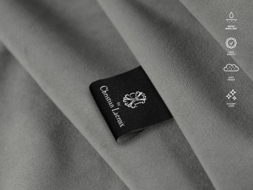 CXL By Christian Lacroix Fauteuils Fauteuil 1 Place XL En Velours Gris Clair 3 CXL By Christian Lacroix Fauteuils Fauteuil 1 Place XL En Velours Gris Clair – Image 3