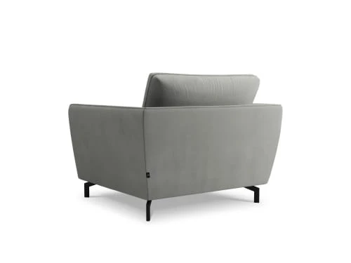 CXL By Christian Lacroix Fauteuils Fauteuil 1 Place XL En Velours Gris Clair 5 CXL By Christian Lacroix Fauteuils Fauteuil 1 Place XL En Velours Gris Clair – Image 5
