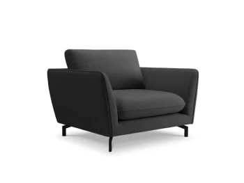 CXL By Christian Lacroix Fauteuils Fauteuil 1 Place XL En Velours Gris Clair 6 CXL By Christian Lacroix Fauteuils Fauteuil 1 Place XL En Velours Gris Clair – Image 6