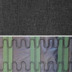 Alice's Garden Fauteuils Fauteuil à Bascule Design Bois Et Tissu Gris Foncé -Fauteuils, poufs et repose-pieds Soldes fauteuil a bascule design bois et tissu gris fonce 5