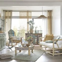 Maisons Du Monde Fauteuils Fauteuil à Bascule En Bois Recyclé -Fauteuils, poufs et repose-pieds Soldes fauteuil a bascule en bois recycle 1000 15 1 129725 14