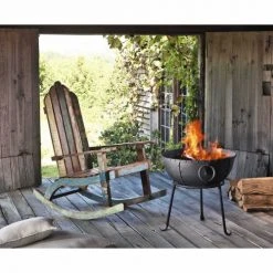 Maisons Du Monde Fauteuils Fauteuil à Bascule En Bois Recyclé -Fauteuils, poufs et repose-pieds Soldes fauteuil a bascule en bois recycle 1000 15 1 129725 6