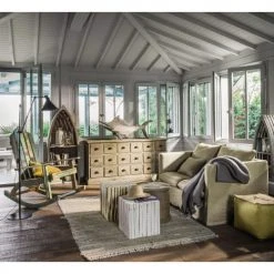 Maisons Du Monde Fauteuils Fauteuil à Bascule En Bois Recyclé -Fauteuils, poufs et repose-pieds Soldes fauteuil a bascule en bois recycle 1000 15 1 129725 8