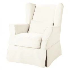 Maisons Du Monde Fauteuils Fauteuil Ă Housser Blanc