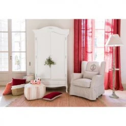 Maisons Du Monde Fauteuils Fauteuil à Housser Blanc -Fauteuils, poufs et repose-pieds Soldes fauteuil a housser blanc 1000 8 22 124703 18