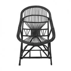 Bloomingville Fauteuils Fauteuil Asma Cannage Noir