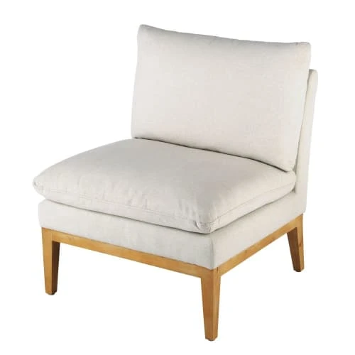 Maisons Du Monde Fauteuils Fauteuil Bas Beige Et Pin 1 Maisons Du Monde Fauteuils Fauteuil Bas Beige Et Pin