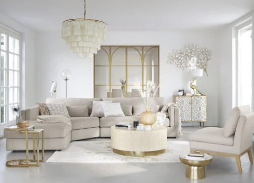 Maisons Du Monde Fauteuils Fauteuil Bas Beige Et Pin 2 Maisons Du Monde Fauteuils Fauteuil Bas Beige Et Pin – Image 2