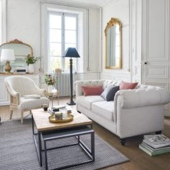 Maisons Du Monde Fauteuils Fauteuil Bergère En Lin Beige Motifs à Rayures 9 Maisons Du Monde Fauteuils Fauteuil Bergère En Lin Beige Motifs à Rayures -Fauteuils, poufs et repose-pieds Soldes fauteuil bergere en lin beige motifs a rayures 1000 1 34 219794 5