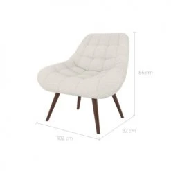 Rendez Vous Déco Fauteuils Fauteuil Blanc Effet Laine Bouclette 8 Rendez Vous Déco Fauteuils Fauteuil Blanc Effet Laine Bouclette -Fauteuils, poufs et repose-pieds Soldes fauteuil blanc effet laine bouclette 2