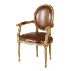 Maisons Du Monde Fauteuils Fauteuil Cabriolet En Coton écru -Fauteuils, poufs et repose-pieds Soldes fauteuil cabriolet en cuir marron effet vieilli louis 1000 1 7 199513 1