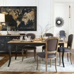 Maisons Du Monde Fauteuils Fauteuil Cabriolet En Lin Taupe -Fauteuils, poufs et repose-pieds Soldes fauteuil cabriolet en lin taupe 1000 7 38 116355 11