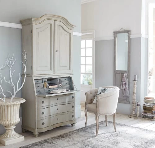 Maisons Du Monde Assises Fauteuil Capitonné En Lin 5 Maisons Du Monde Assises Fauteuil Capitonné En Lin – Image 5