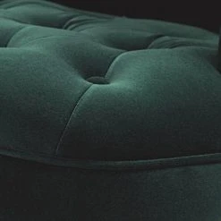 Maisons Du Monde Fauteuils Fauteuil Capitonné En Velours Vert -Fauteuils, poufs et repose-pieds Soldes fauteuil capitonne en velours vert 1000 5 5 225833 3