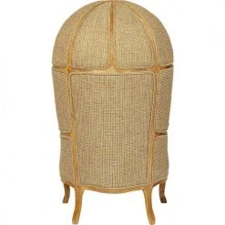 Fauteuils, poufs et repose-pieds Soldes -Fauteuils, poufs et repose-pieds Soldes fauteuil carrosse vert et chene 1