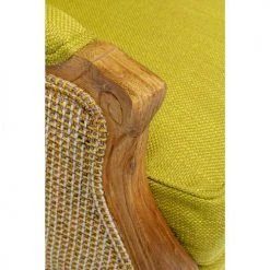 Kare Design Fauteuils Fauteuil Carrosse Vert Et Chêne -Fauteuils, poufs et repose-pieds Soldes fauteuil carrosse vert et chene 2