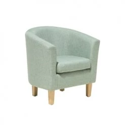 Beliani Fauteuils Fauteuil Club En Tissu Vert Clair -Fauteuils, poufs et repose-pieds Soldes fauteuil club en tissu vert clair 2