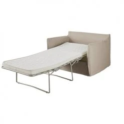 Fauteuils, poufs et repose-pieds Soldes -Fauteuils, poufs et repose-pieds Soldes fauteuil convertible en lin superieur beige 1000 15 25 221712 2