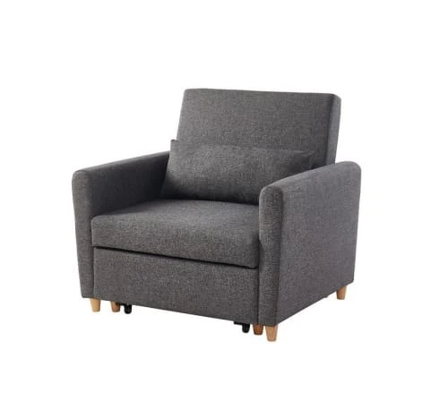 Baita Fauteuils Fauteuil Convertible En Tissu 1 Place Gris 1 Baita Fauteuils Fauteuil Convertible En Tissu 1 Place Gris