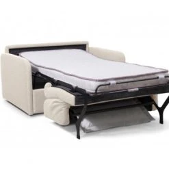 Usinestreet Fauteuils Fauteuil Convertible Express En Tissu Beige - Couchage 100x190 -Fauteuils, poufs et repose-pieds Soldes fauteuil convertible express en tissu beige couchage 100x190 4