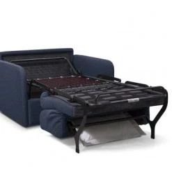 Usinestreet Fauteuils Fauteuil Convertible Express En Tissu Bleu Foncé - Couchage 70x190 -Fauteuils, poufs et repose-pieds Soldes fauteuil convertible express en tissu bleu fonce couchage 70x190 6