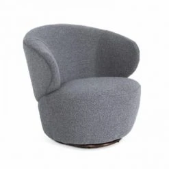 Oviala Fauteuils Fauteuil Cosy En Bouclette Blanc -Fauteuils, poufs et repose-pieds Soldes fauteuil cosy en bouclette gris
