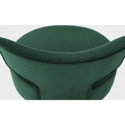 Custom Form Fauteuils Fauteuil Cosy Rembourré Tissu Couleur Vert Pieds Bois Clair -Fauteuils, poufs et repose-pieds Soldes fauteuil cosy rembourre tissu couleur vert pieds bois clair 4