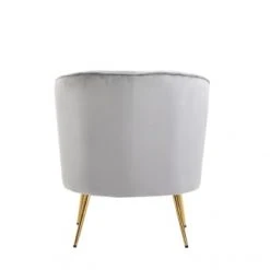 Baita Fauteuils Fauteuil Crapaud En Velours 1 Place Gris -Fauteuils, poufs et repose-pieds Soldes fauteuil crapaud en velours 1 place gris 11