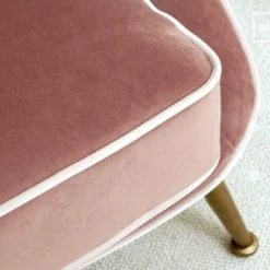 PIB Fauteuils Fauteuil Crapaud En Velours Rose -Fauteuils, poufs et repose-pieds Soldes fauteuil crapaud en velours rose 2