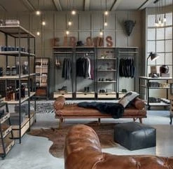 Maisons Du Monde Chaises De Bureau Fauteuil De Bureau En Textile Enduit Marron Vieilli -Fauteuils, poufs et repose-pieds Soldes fauteuil de bureau en textile enduit marron vieilli 1000 3 37 165923 9