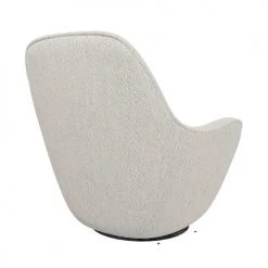 Drawer Fauteuils Fauteuil Design En Tissu Bouclette Beige -Fauteuils, poufs et repose-pieds Soldes fauteuil design en tissu bouclette beige 4