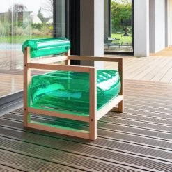 Mojow Fauteuils Fauteuil Design En TPU Et Bois PEFC -Fauteuils, poufs et repose-pieds Soldes fauteuil design en tpu et bois pefc 13