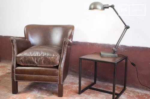 PIB Fauteuils Fauteuil Du Professeur En Cuir Marron 4 PIB Fauteuils Fauteuil Du Professeur En Cuir Marron – Image 4