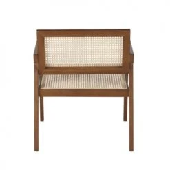 Maisons Du Monde Fauteuils Fauteuil En Chêne Et Cannage -Fauteuils, poufs et repose-pieds Soldes fauteuil en chene et cannage 1000 7 6 219069 4