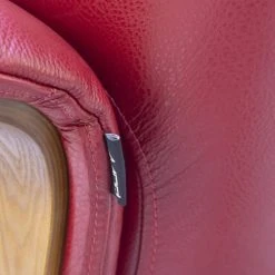 My New Design Fauteuils Fauteuil En Cuir Et Bois Chêne Naturel - Cuir Rouge 11 My New Design Fauteuils Fauteuil En Cuir Et Bois Chêne Naturel - Cuir Rouge -Fauteuils, poufs et repose-pieds Soldes fauteuil en cuir et bois chene naturel cuir rouge 5