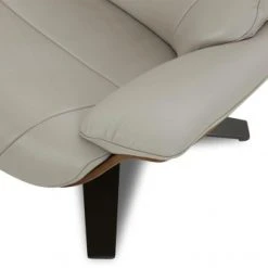 My New Design Fauteuils Fauteuil En Cuir Et Chêne Naturel - Cuir Gris 11 My New Design Fauteuils Fauteuil En Cuir Et Chêne Naturel - Cuir Gris -Fauteuils, poufs et repose-pieds Soldes fauteuil en cuir et chene naturel cuir gris 5