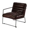 Maisons Du Monde Fauteuils Fauteuil En Cuir Marron